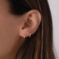 Solid Gold Huggie Earrings, Sold Gold Earrings Real Gold Earrings 14k Gold Earrings Solid Gold Jewelry Small Gold Hoop Earrings Gift for Her