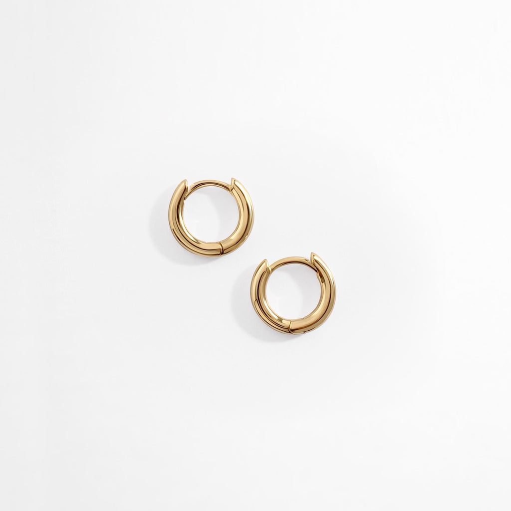 Solid Gold Huggie Earrings, Sold Gold Earrings Real Gold Earrings 14k Gold Earrings Solid Gold Jewelry Small Gold Hoop Earrings Gift for Her