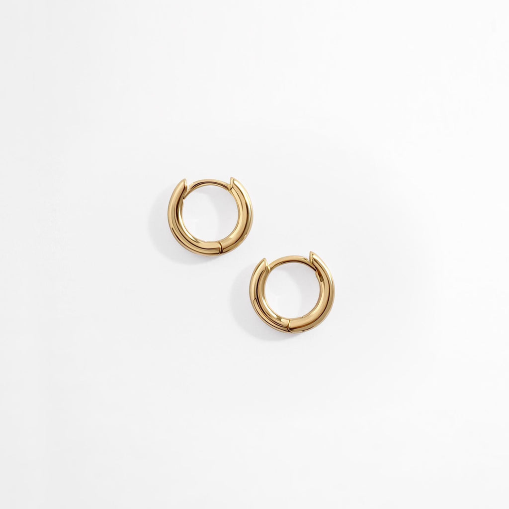 Solid Gold Huggie Earrings, Sold Gold Earrings, Real Gold Earrings, 14k Gold Earrings, Solid Gold Jewelry, Small Gold Hoop Earrings