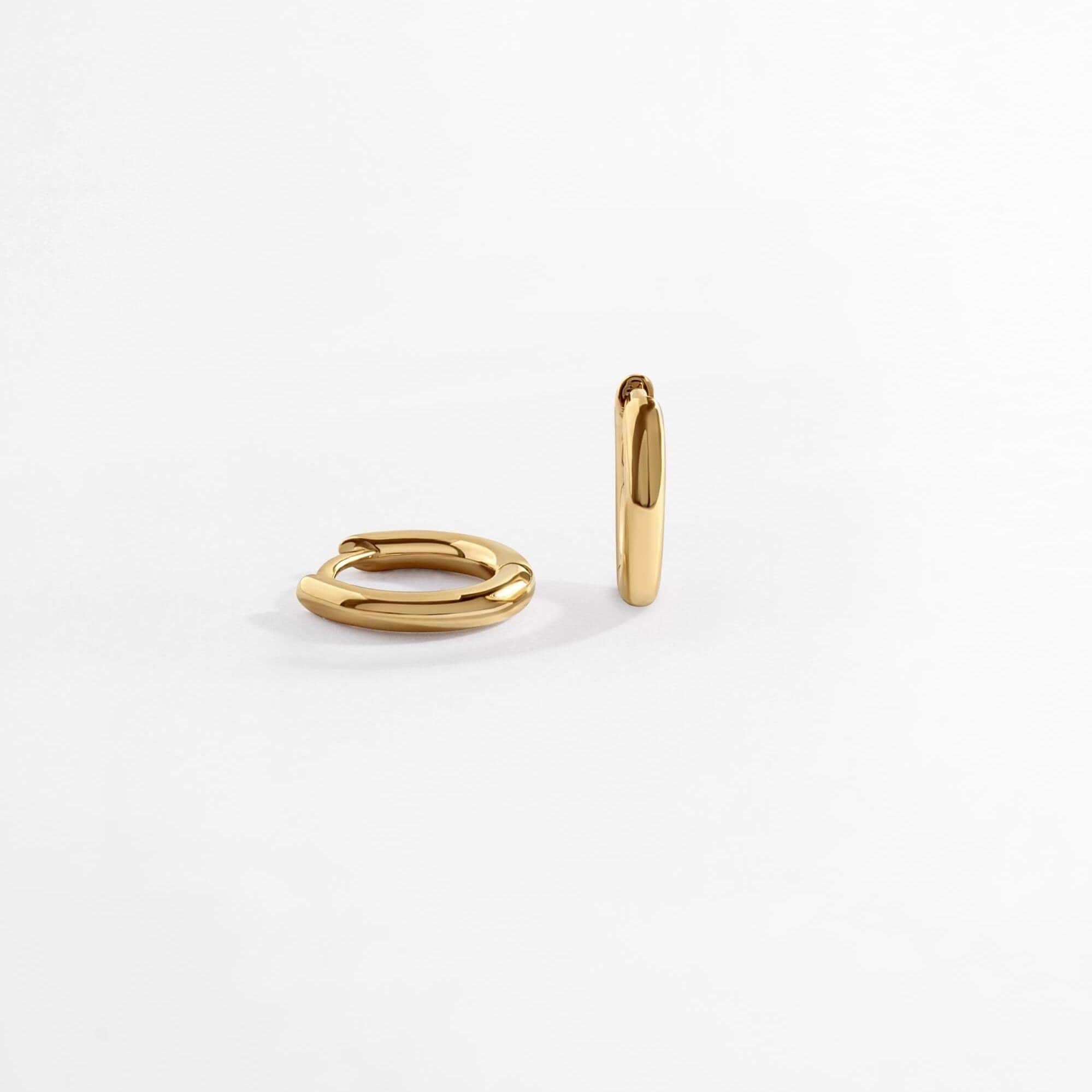 Solid Gold Huggie Earrings, Sold Gold Earrings, Real Gold Earrings, 14k Gold Earrings, Solid Gold Jewelry, Small Gold Hoop Earrings