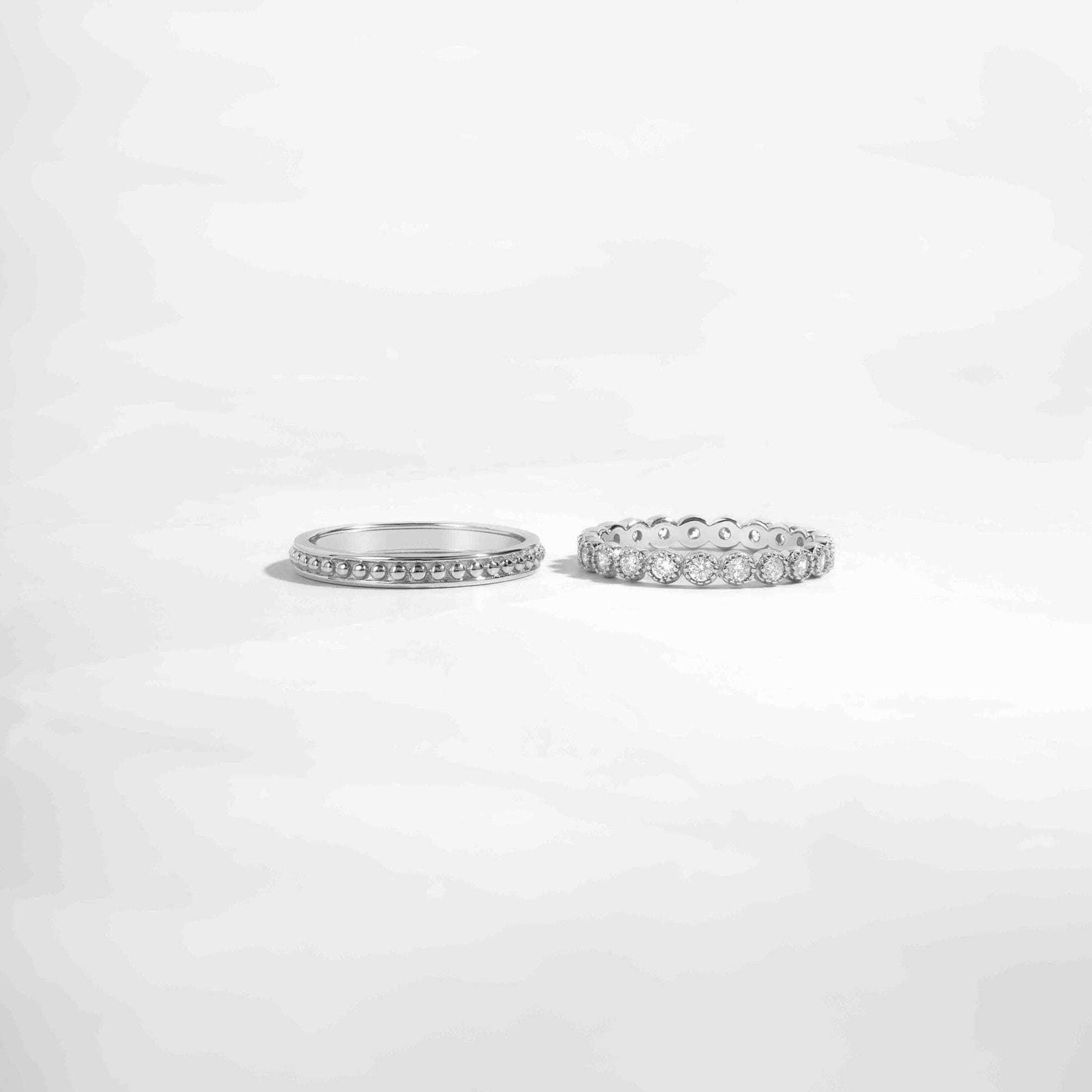 Stacking Ring Set, Stacking Rings, Layered Rings, Dainty Ring, Gold Ring, Silver Ring, Minimalist Jewelry, Delicate Jewelry, Gift for Her