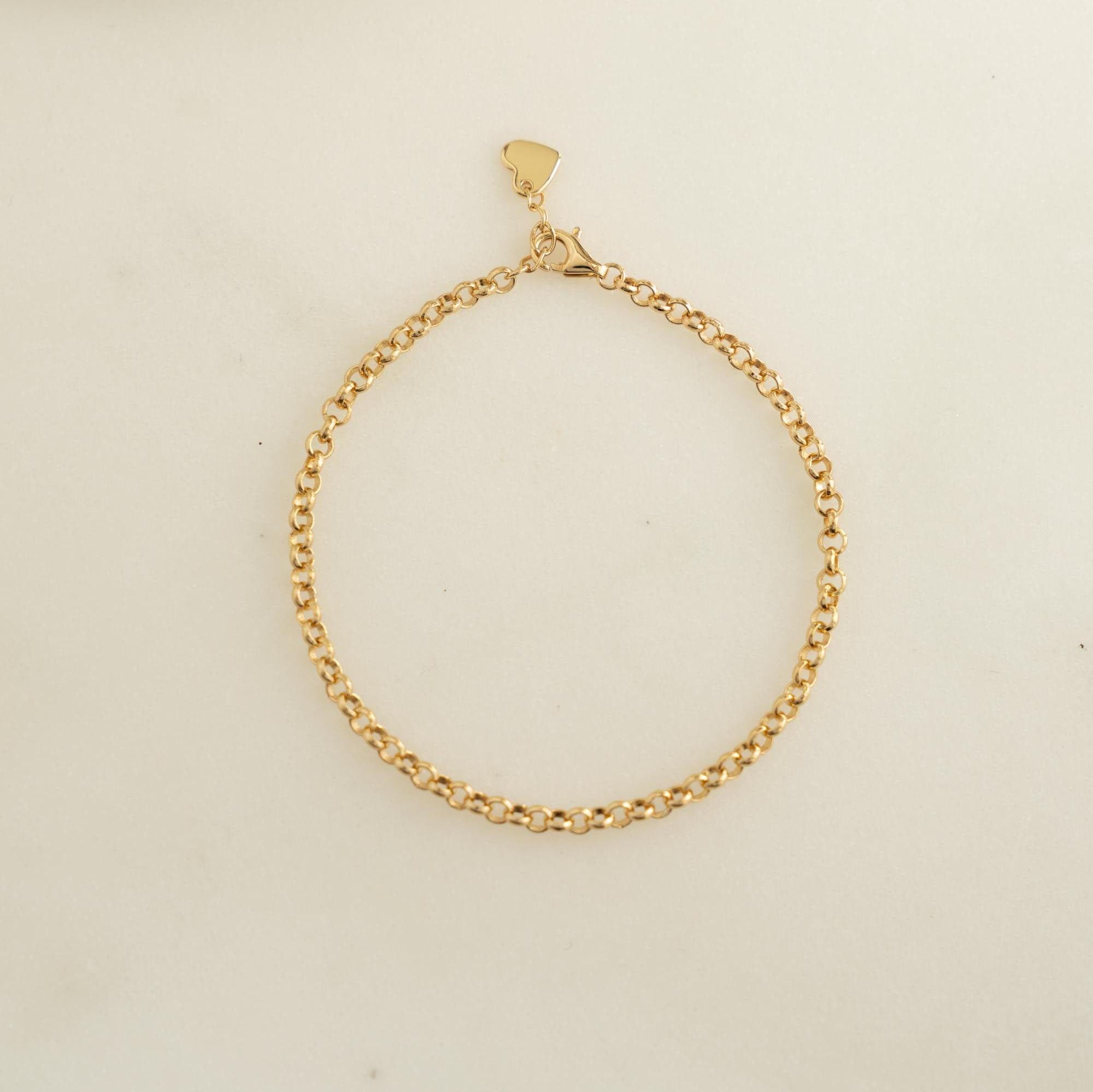 Chain Bracelet, Dainty Bracelet, Minimalist Jewelry, Gold Bracelet, Silver Bracelet, Stackable Bracelet, Gift for Her, Christmas Gift