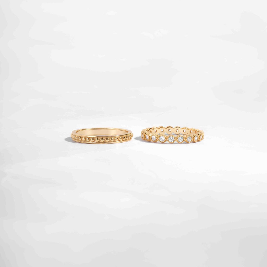 Stacking Ring Set, Stacking Rings, Layered Rings, Dainty Ring, Gold Ring, Silver Ring, Minimalist Jewelry, Delicate Jewelry, Gift for Her