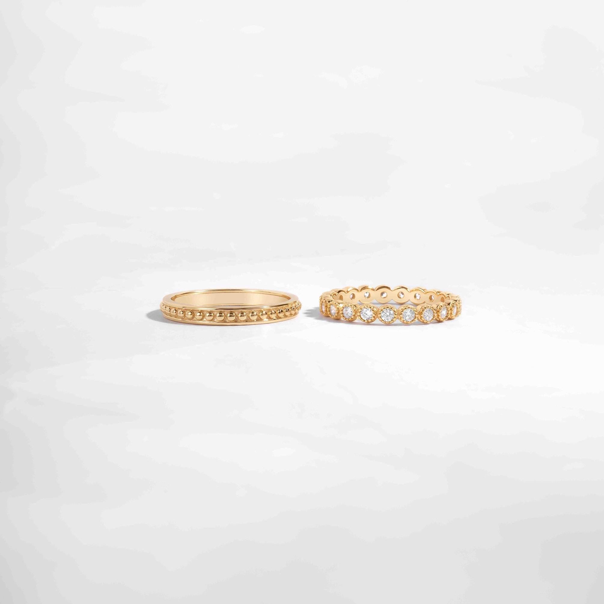 Stacking Ring Set, Stacking Rings, Layered Rings, Dainty Ring, Gold Ring, Silver Ring, Minimalist Jewelry, Delicate Jewelry, Gift for Her