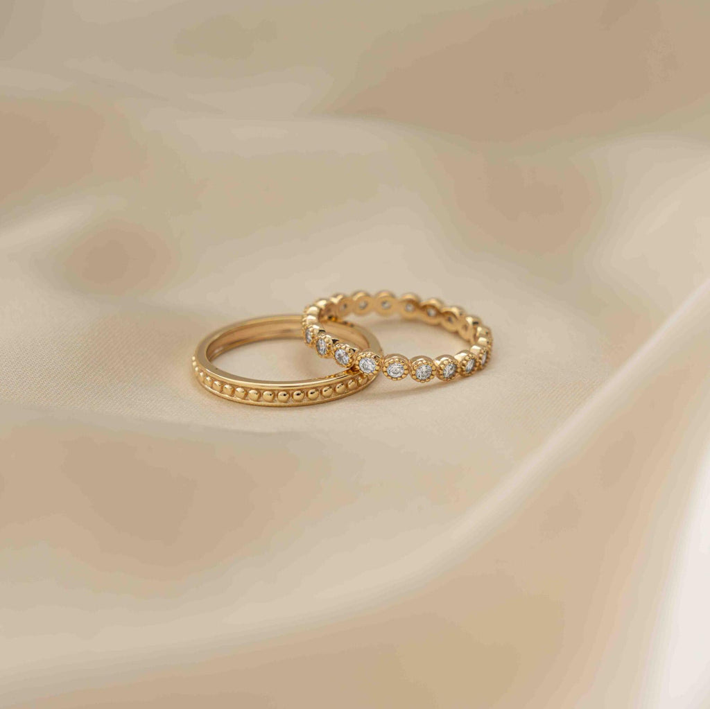 Stacking Ring Set, Stacking Rings, Layered Rings, Dainty Ring, Gold Ring, Silver Ring, Minimalist Jewelry, Delicate Jewelry, Gift for Her