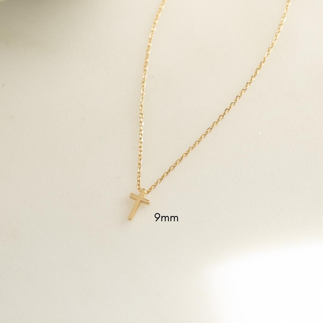 Cross Necklace, Dainty Cross Jewelry, Religious Jewelry, Minimalist Cross Necklace, Layering Necklace, Gift for Her