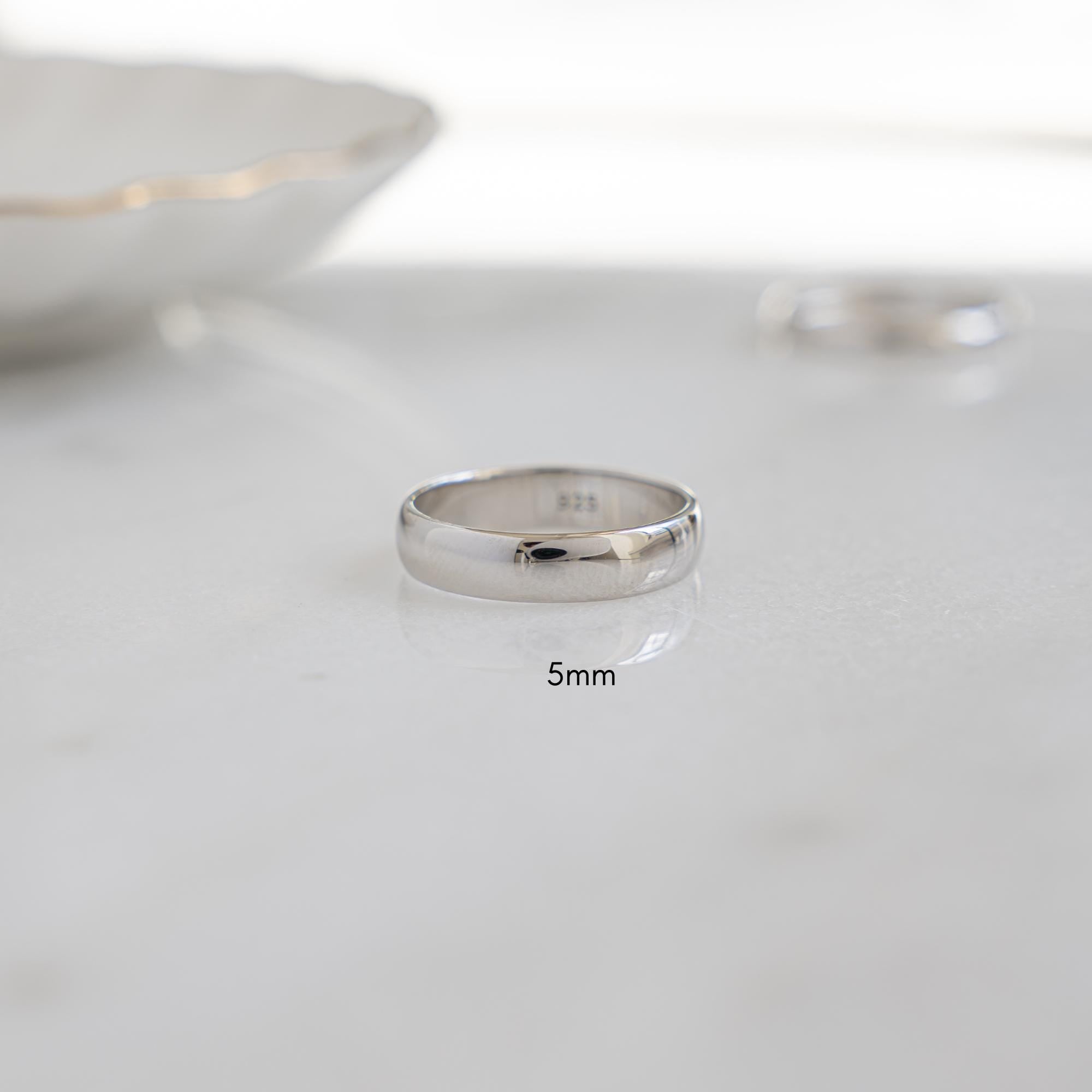 Gold Band, Sterling Silver Band, Promise Ring, Wedding Band, Gold Ring, Minimalist Jewelry, Stacking Ring, Gift for Her, Valentines Day Gift