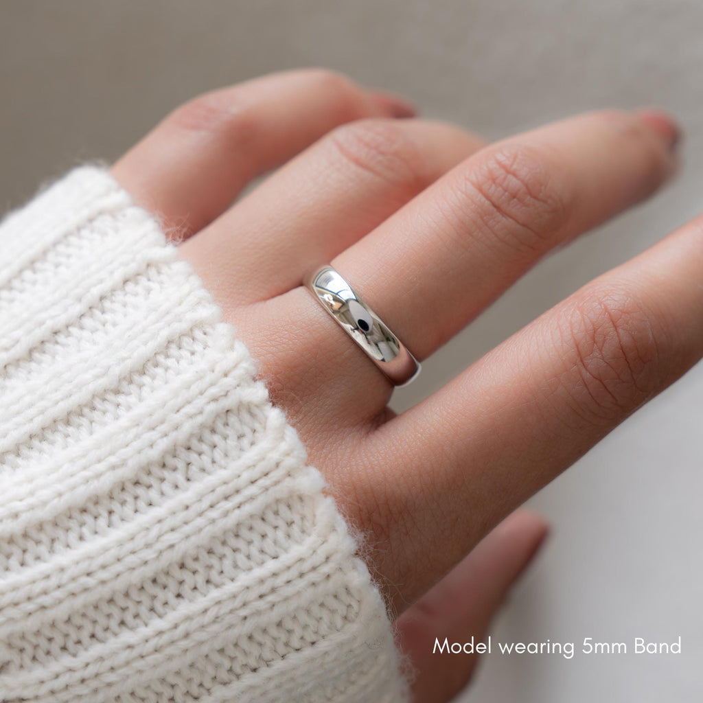 Gold Band, Sterling Silver Band, Promise Ring, Wedding Band, Gold Ring, Minimalist Jewelry, Stacking Ring, Gift for Her, Valentines Day Gift