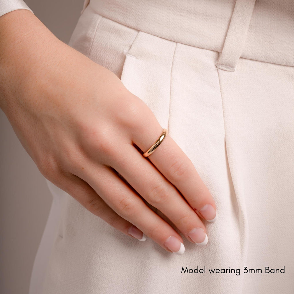 Gold Band, Sterling Silver Band, Promise Ring, Wedding Band, Gold Ring, Minimalist Ring, Stacking Ring, Gift for Her, Anniversary Gift