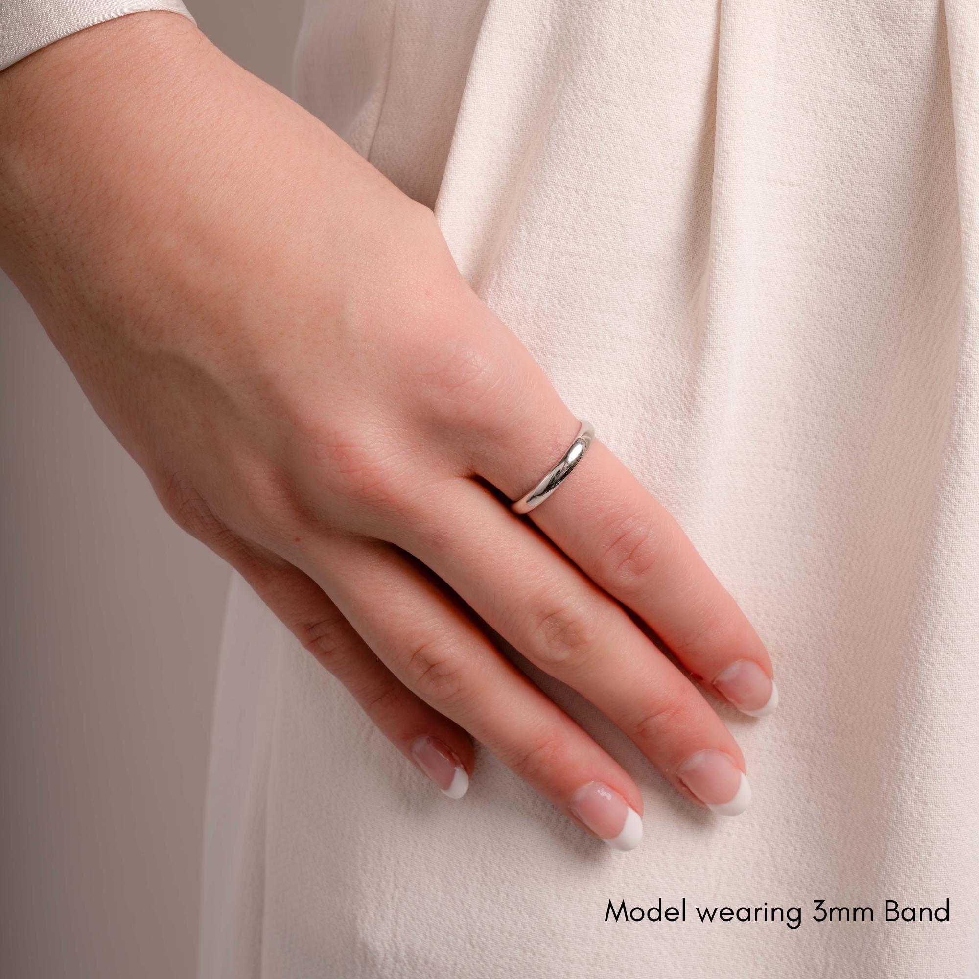 Gold Band, Sterling Silver Band, Promise Ring, Wedding Band, Gold Ring, Minimalist Ring, Stacking Ring, Gift for Her, Anniversary Gift