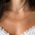 Box Chain Necklace, Minimalist Necklace, Chain Necklace, Dainty Necklace, Gift for Her, Gold Necklace, Silver Necklace, Simple Necklace