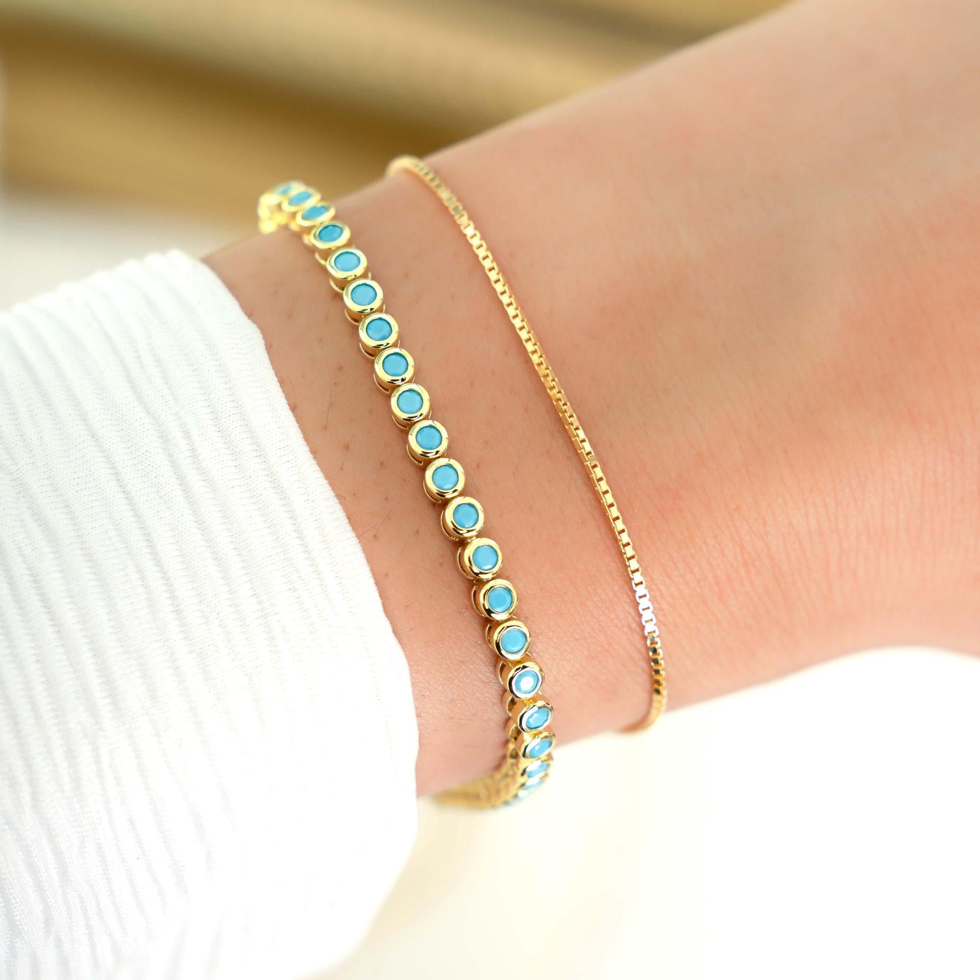 Box Chain Bracelet, Dainty Bracelet, Minimalist Bracelet, Gold Bracelet, Silver Bracelet, Adjustable Bracelet, Gift for Her, Jewelry Set