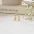 Chunky Gold Hoops, Gold Hoops, Small Hoop Earrings, Gold Hoop Earrings, Diamond Earrings, Chunky Jewelry, Gift for Her, Silver Hoop Earrings