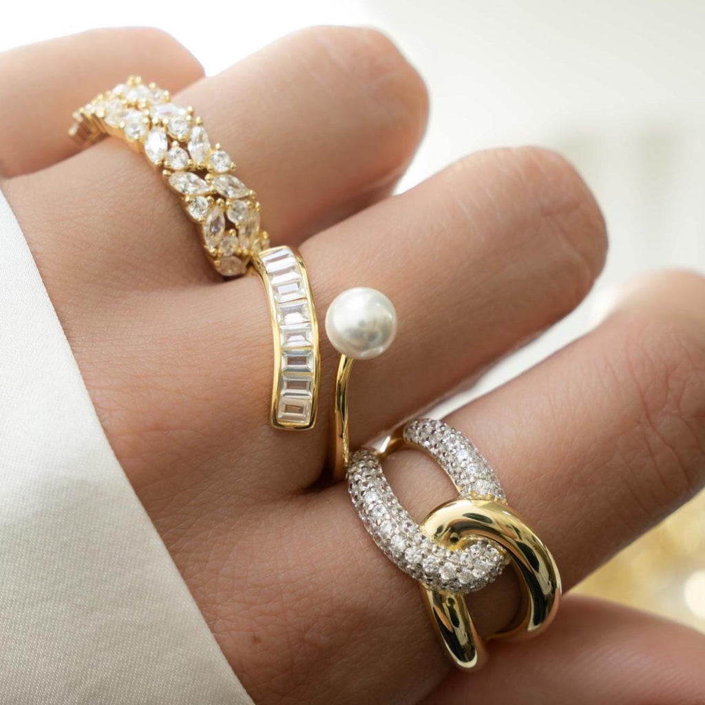 Diamond Cluster Ring, Wedding Band, Statement Ring, Vintage Ring, Bridal Jewelry, Womens Gold Ring, Anniversary Gift, Gift for Her