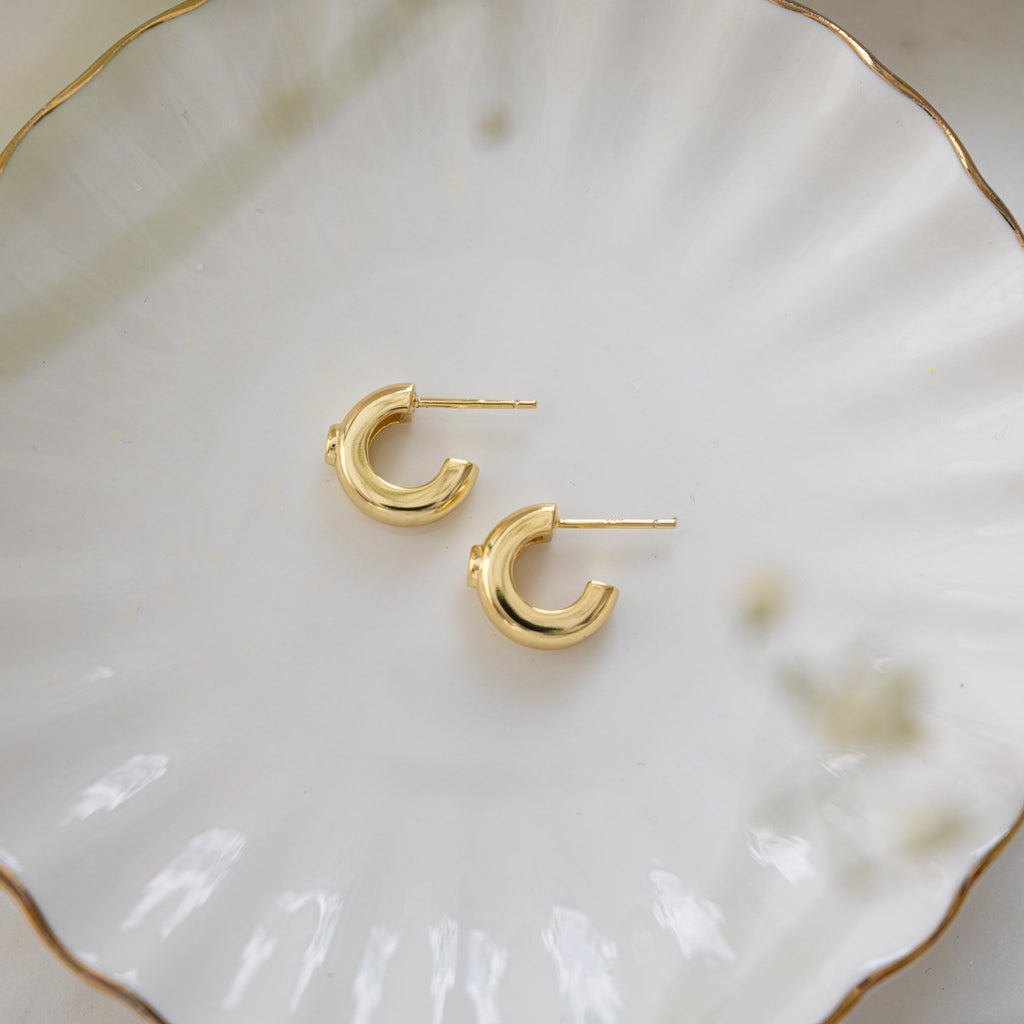 Chunky Gold Hoops, Gold Hoops, Small Hoop Earrings, Gold Hoop Earrings, Diamond Earrings, Chunky Jewelry, Gift for Her, Silver Hoop Earrings