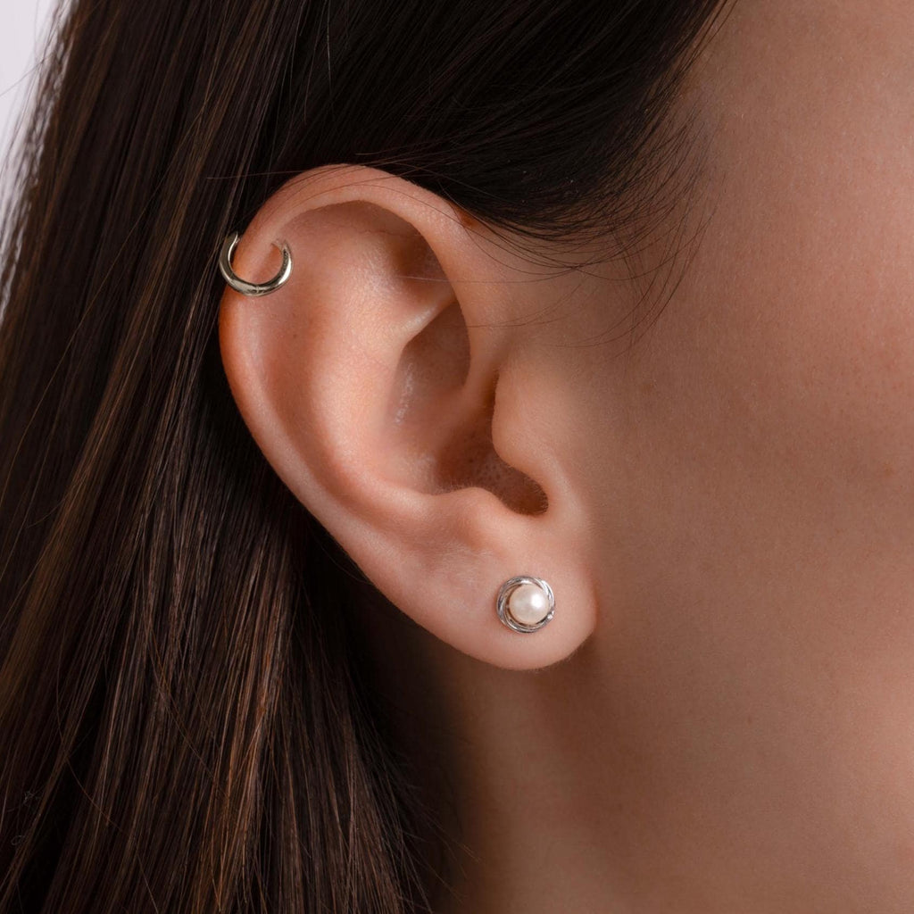 Pearl Earrings, Stud Earrings, Minimalist Jewelry, Stud Earrings, Sterling Silver Dainty Earrings, Freshwater Pearls, Bridal Earrings, Gift