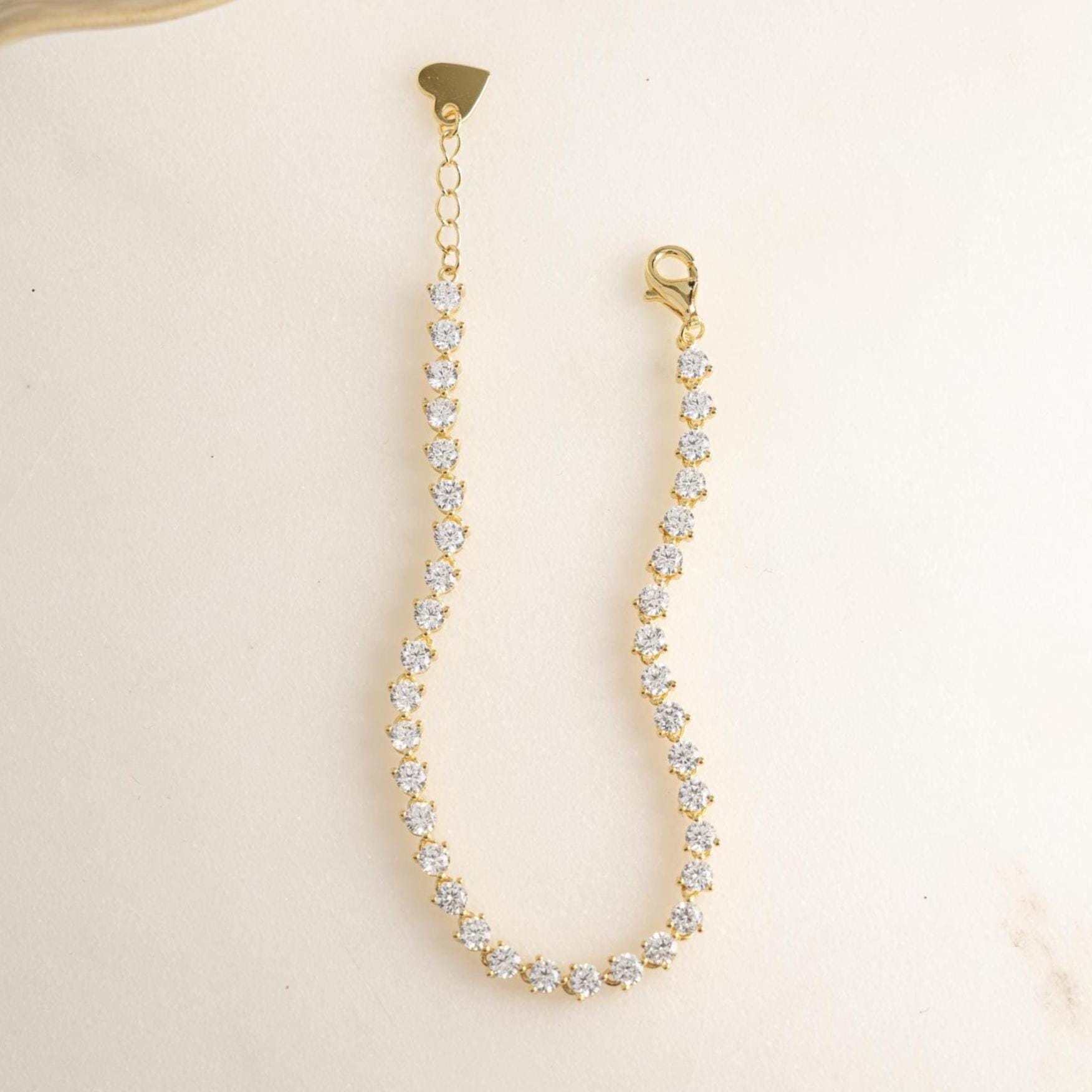 Tennis Bracelet, Diamond Bracelet, Bridal Jewelry, Bridesmaid Jewelry, Stacking Bracelet, Gift For Her, Adjustable Bracelet