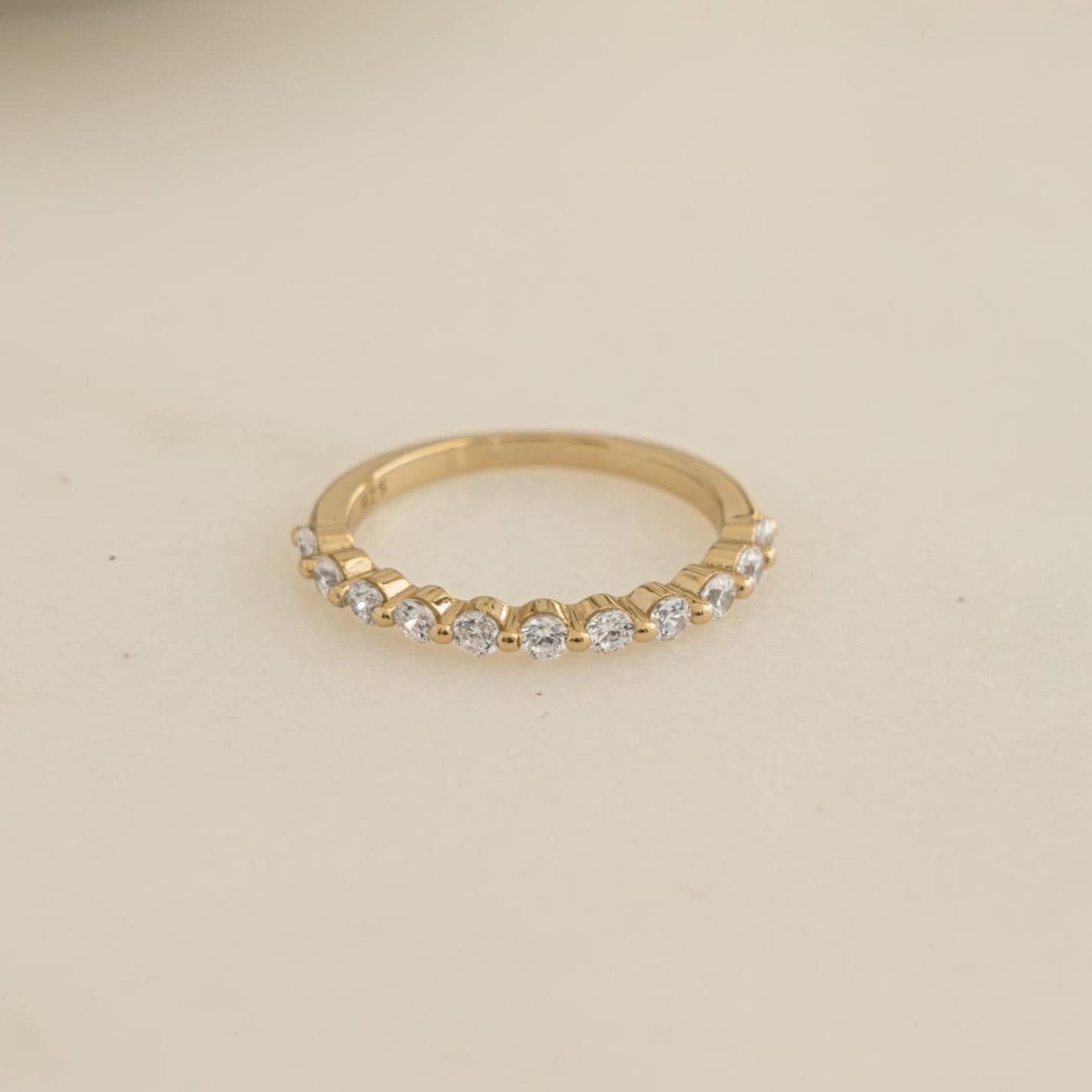 Diamond Ring, Dainty Ring, Sterling Silver Ring, Promise Ring, Gift For Her, Stackable Rings, Wedding Band