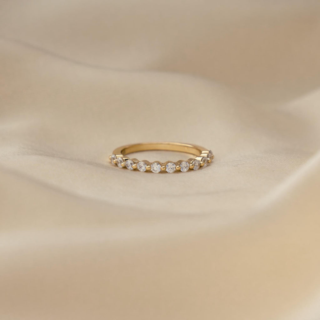 Diamond Ring, Dainty Ring, Sterling Silver Ring, Promise Ring, Gift For Her, Stackable Rings, Wedding Band
