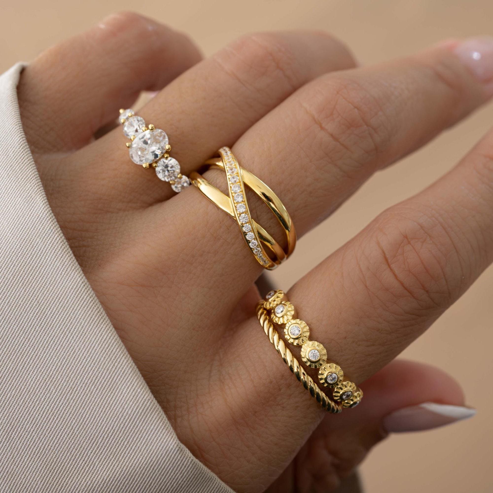 Dainty Diamond Ring by Sami Jewels, Statement Ring, Minimalist Ring, Dainty Ring, Unique Ring, Stacking Ring, Wedding Jewelry, Gift for Her