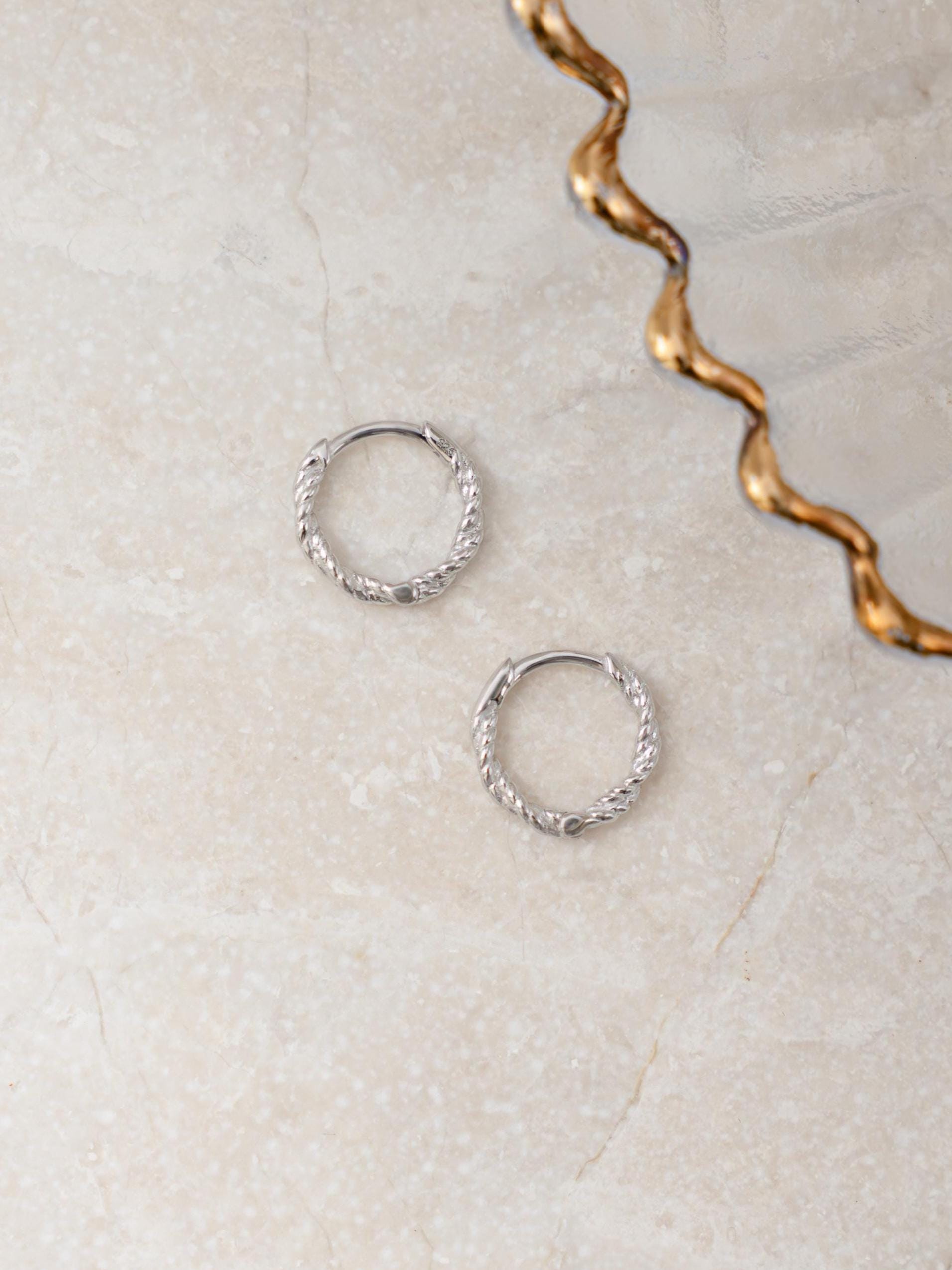 Small Hoop Earrings, Huggie Earrings, Cartilage Hoop, Minimalist Earrings, Huggies, Mini Gold Hoops, Sterling Silver Earrings