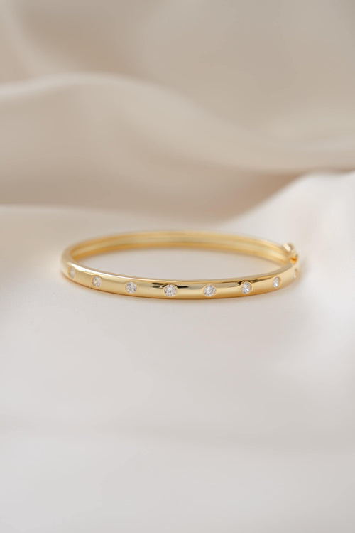 Bangle Bracelet, Diamond Bracelet, Statement Jewelry, Diamond Bangle, Minimalist Bracelet, Vintage Jewelry, Stacking Bracelet, Bangles