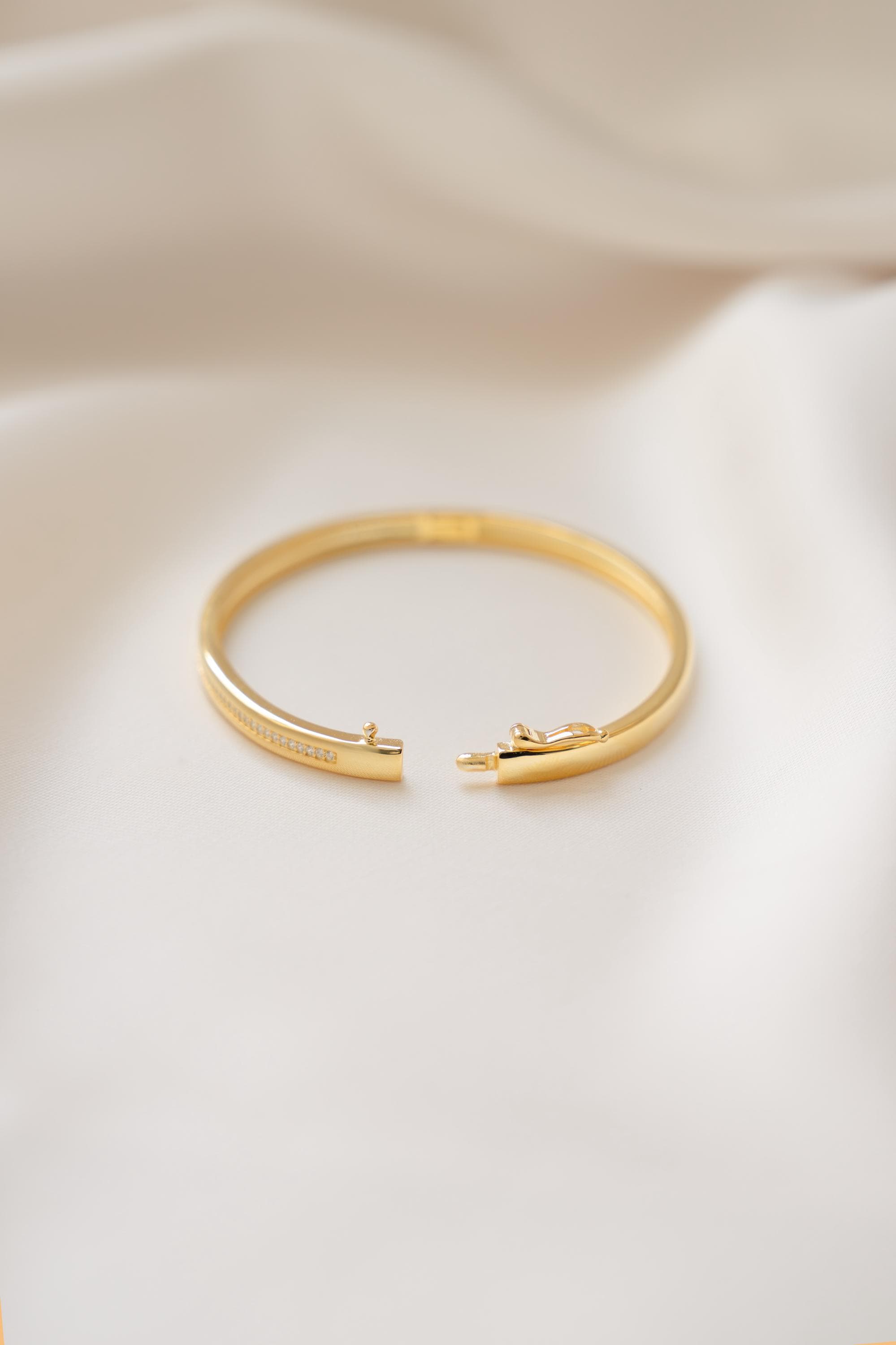 Diamond Bangle, Bangle Bracelet, Diamond Bracelet, Wedding Jewelry, Statement Jewelry, Minimalist Bracelet, Stacking Bracelet, Bangles