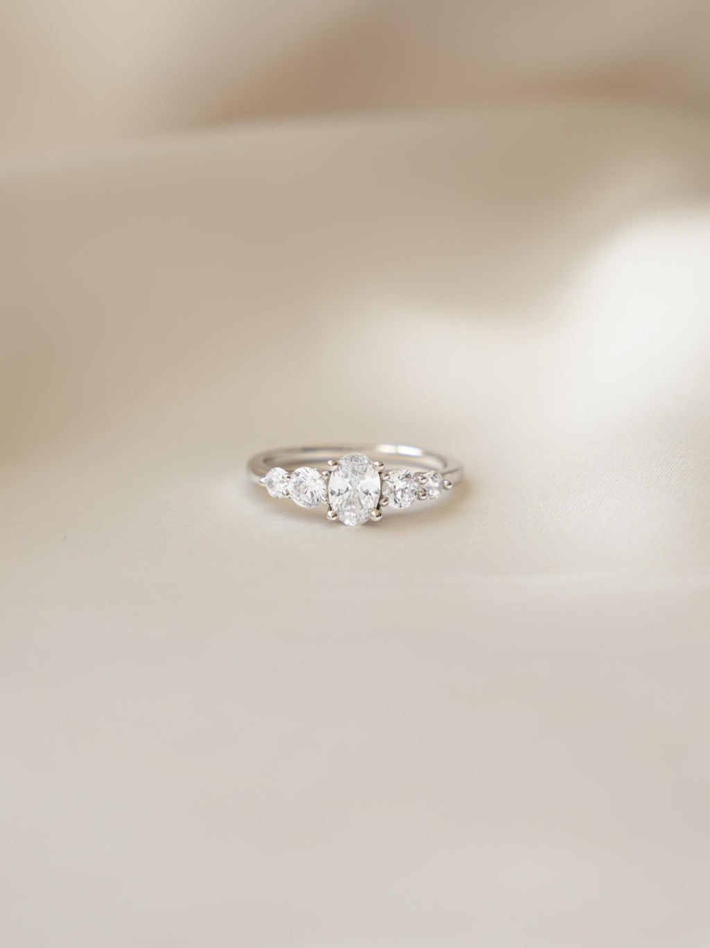 Oval Statement Ring by Sami Jewels, Promise Ring, Engagement Ring, Diamond Ring, Vintage Ring, Stackable Ring, Anniversary Gift