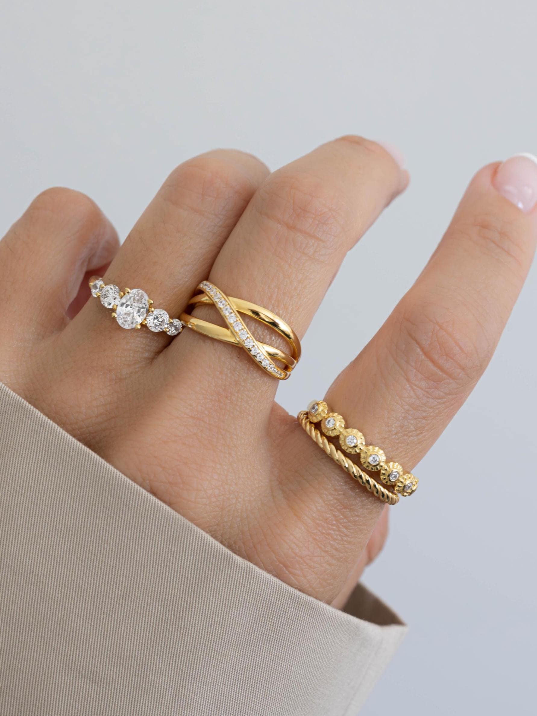 Oval Statement Ring by Sami Jewels, Promise Ring, Engagement Ring, Diamond Ring, Vintage Ring, Stackable Ring, Anniversary Gift
