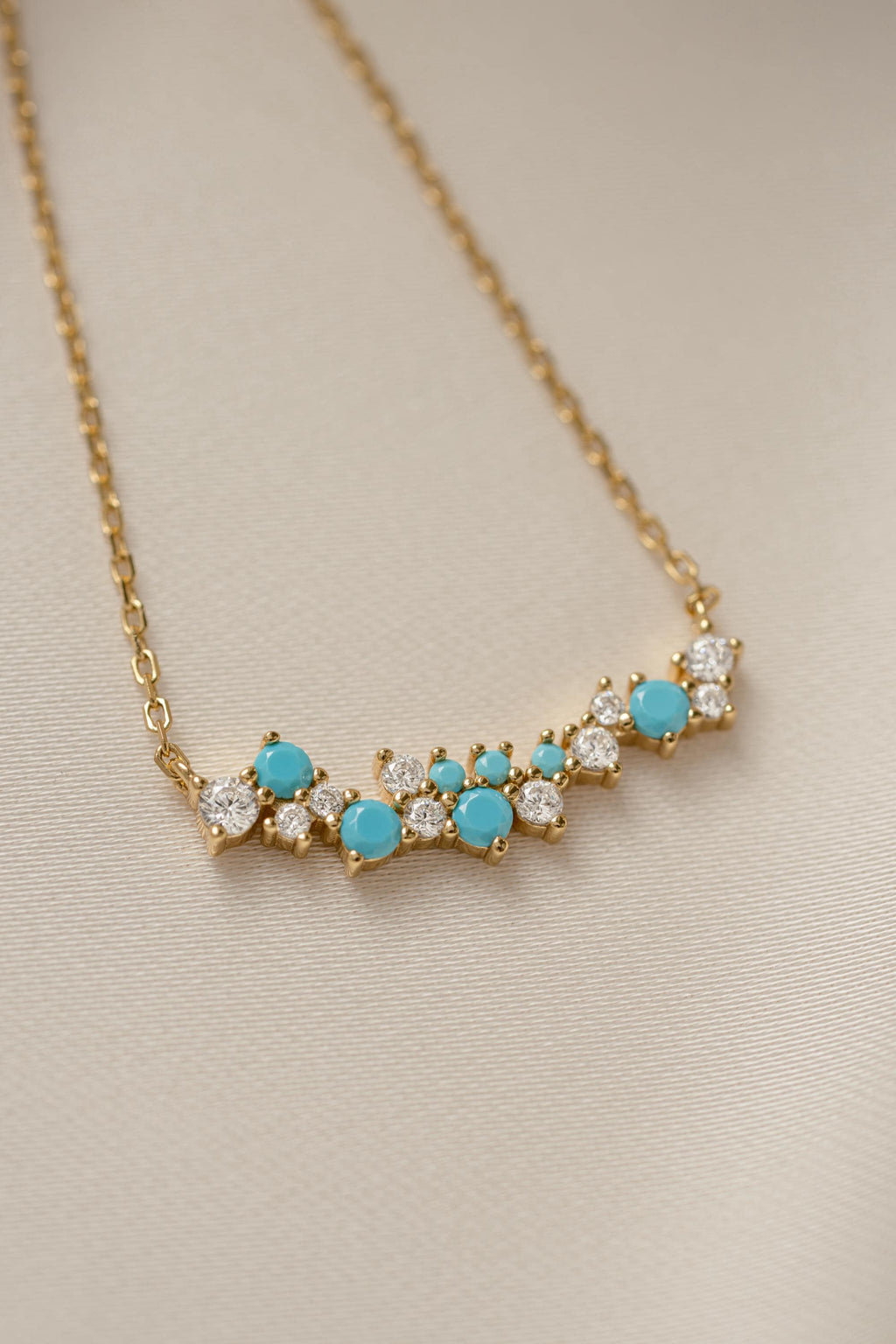 Turquoise Pendant, Turquoise Jewelry, Bar Necklace, Dainty Necklace, Gemstone Necklace, Pendant Necklace, Unique Necklace, Gift for Her