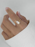 Marquise Ring by Sami Jewels, Wave Ring, Promise Ring, Engagement Ring, Diamond Ring, Bridal Jewelry, Statement Ring, Unique Ring