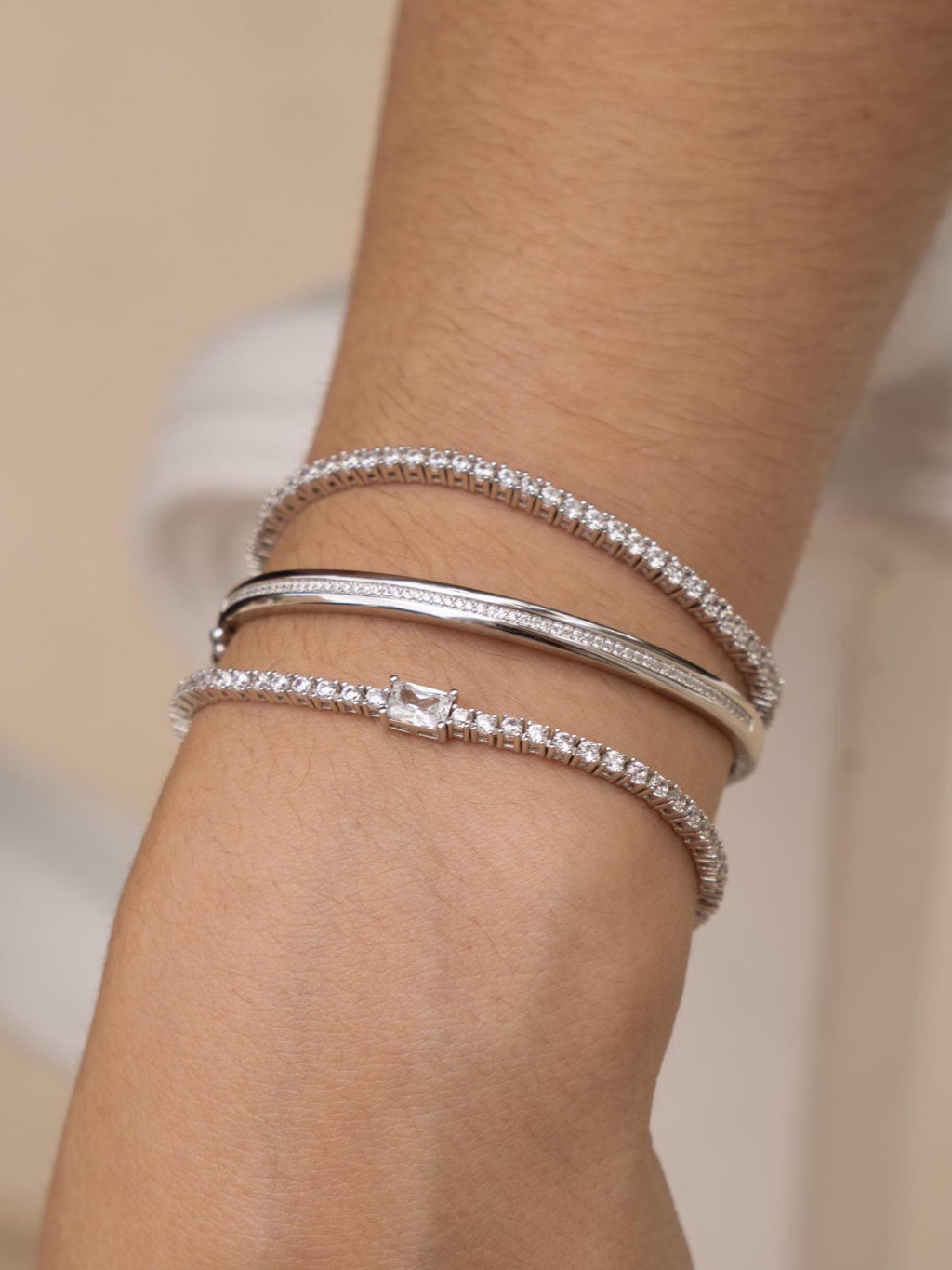 Diamond Bangle, Bangle Bracelet, Diamond Bracelet, Wedding Jewelry, Statement Jewelry, Minimalist Bracelet, Stacking Bracelet, Bangles