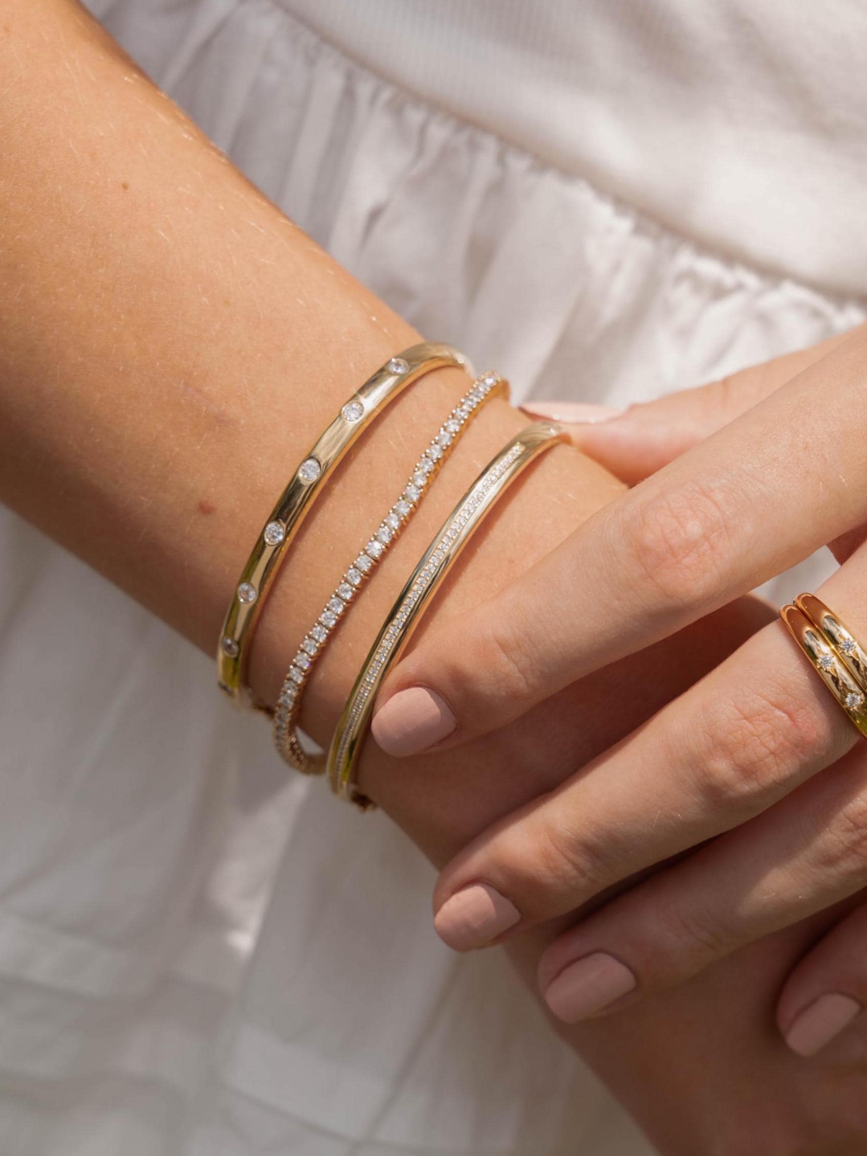 Diamond Bangle, Bangle Bracelet, Diamond Bracelet, Wedding Jewelry, Statement Jewelry, Minimalist Bracelet, Stacking Bracelet, Bangles