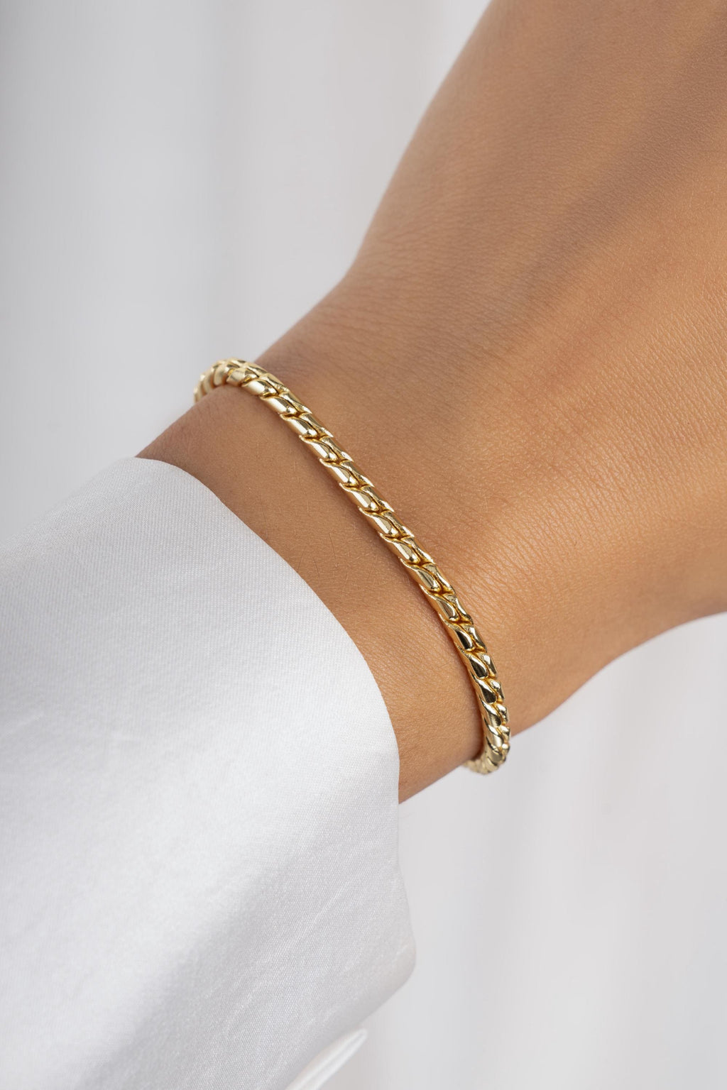 Chain Bracelet by Sami Jewels, Snake Chain, Rope Chain, Minimalist Bracelet, Statement Jewelry, Bracelet Stack, Adjustable Bracelet