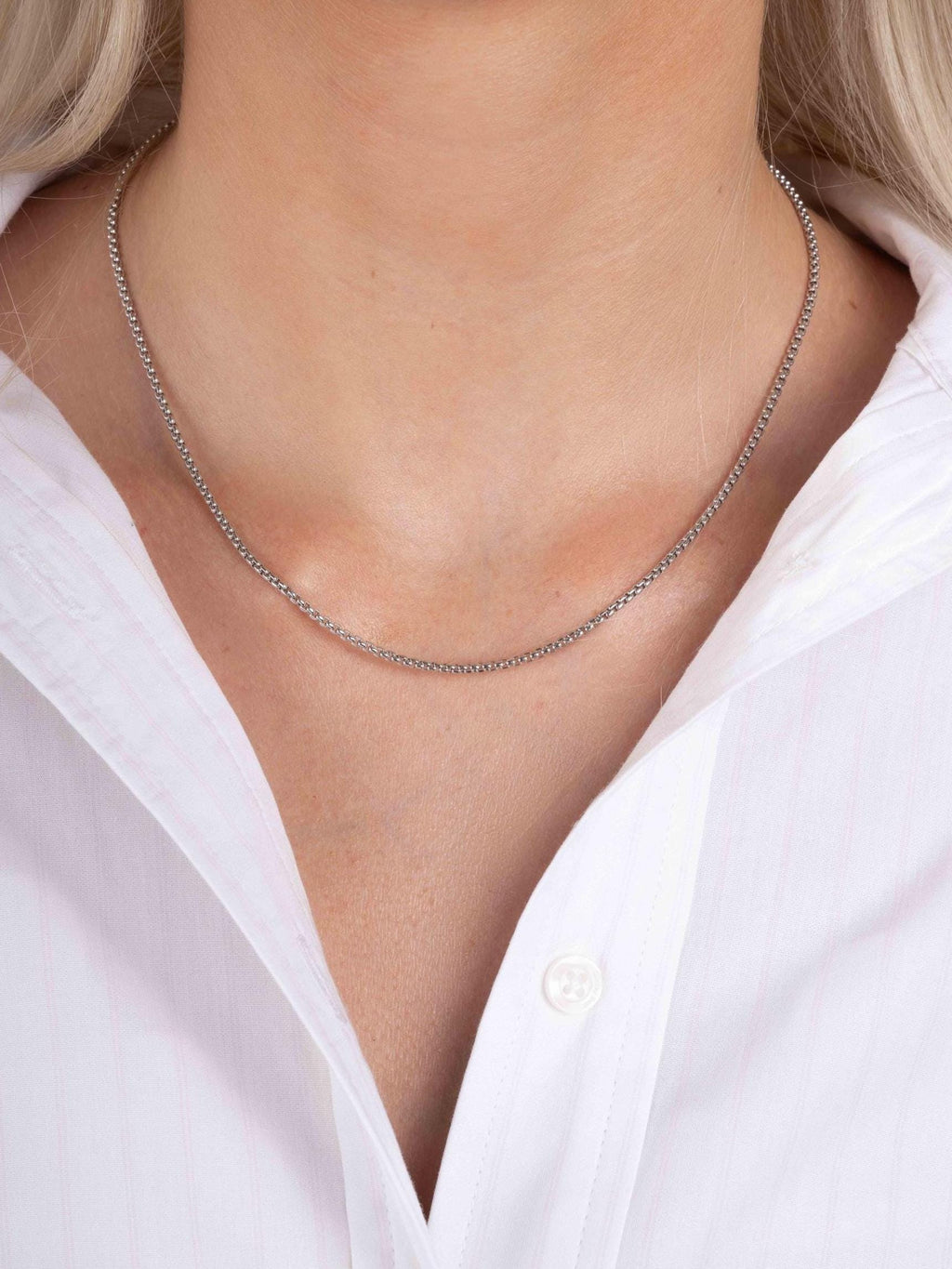 Minimalist Chain Necklace, Dainty Necklace, Simple Necklace, Layering Necklace, Gold Chain Necklace, Silver Chain, Delicate Necklace