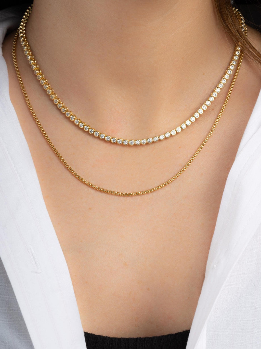 Minimalist Chain Necklace, Dainty Necklace, Simple Necklace, Layering Necklace, Gold Chain Necklace, Silver Chain, Delicate Necklace