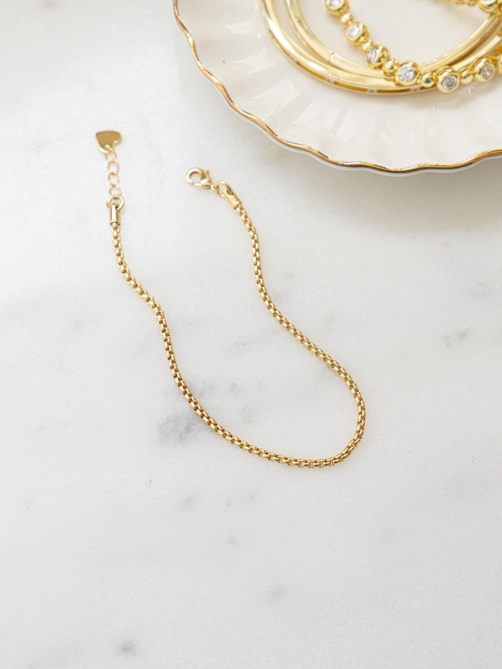 Dainty Bracelet, Thin Chain Bracelet, Adjustable Bracelet, Minimalist Jewelry, Gold Chain Bracelet, Friendship Bracelet, Stacking Bracelet