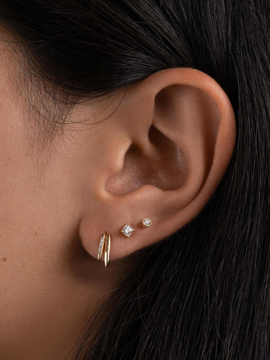 Dainty Stud Earrings by Sami Jewels, Small Stud Earrings, Minimalist Earrings, Tiny Earrings, Diamond Stud Earrings, Studs, Gift for Her