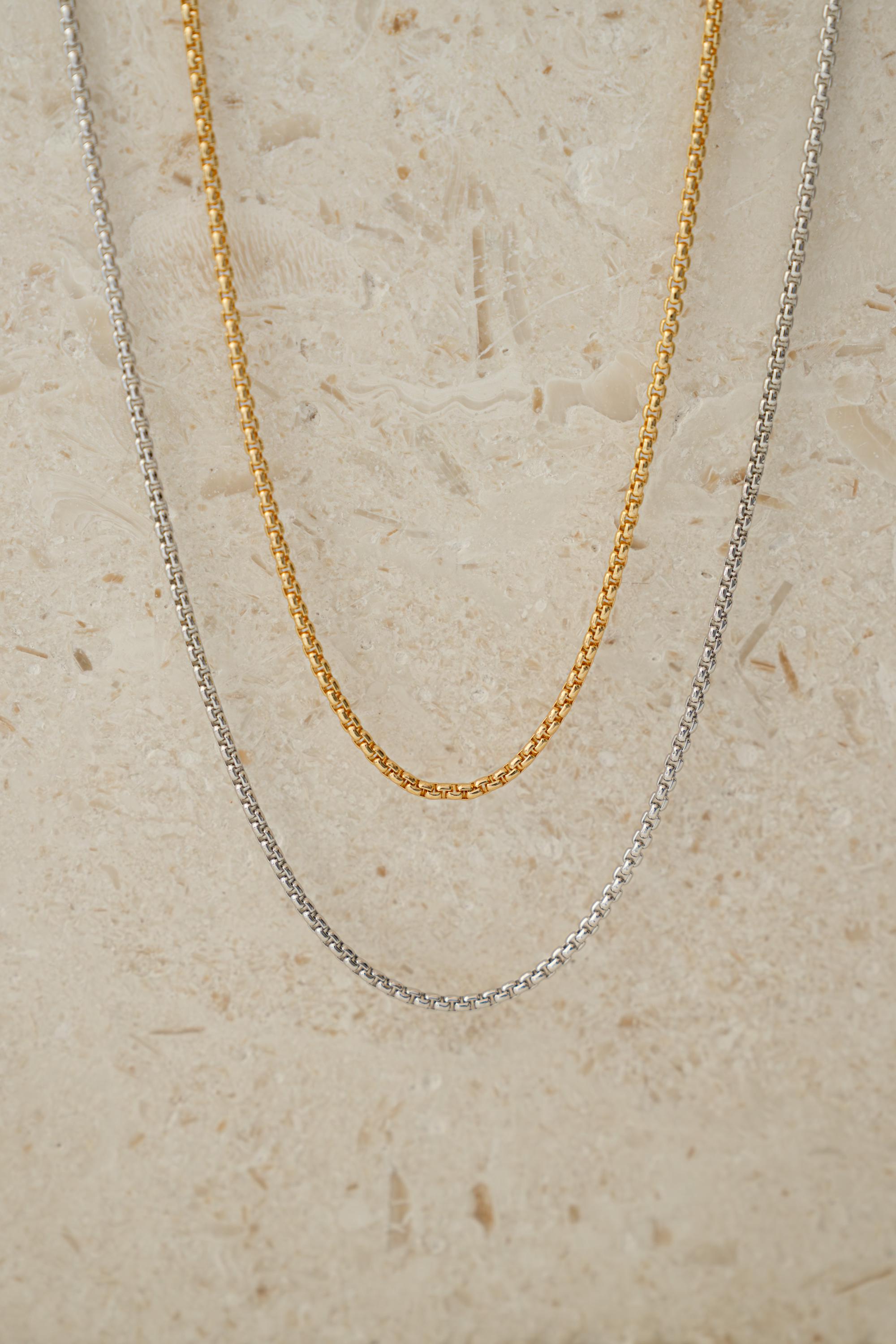 Minimalist Chain Necklace, Dainty Necklace, Simple Necklace, Layering Necklace, Gold Chain Necklace, Silver Chain, Delicate Necklace