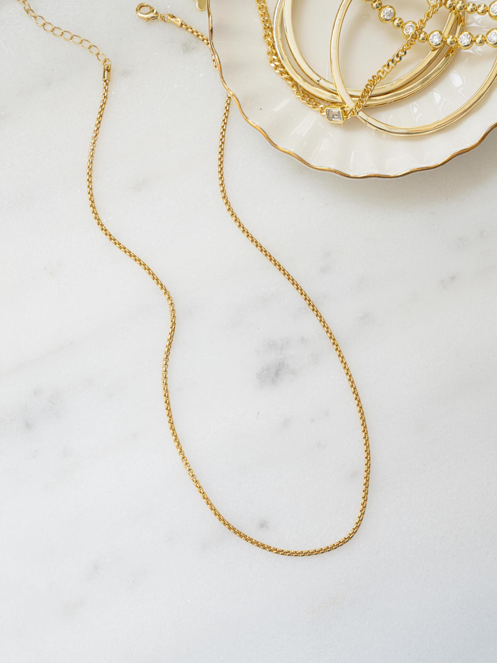 Minimalist Chain Necklace, Dainty Necklace, Simple Necklace, Layering Necklace, Gold Chain Necklace, Silver Chain, Delicate Necklace