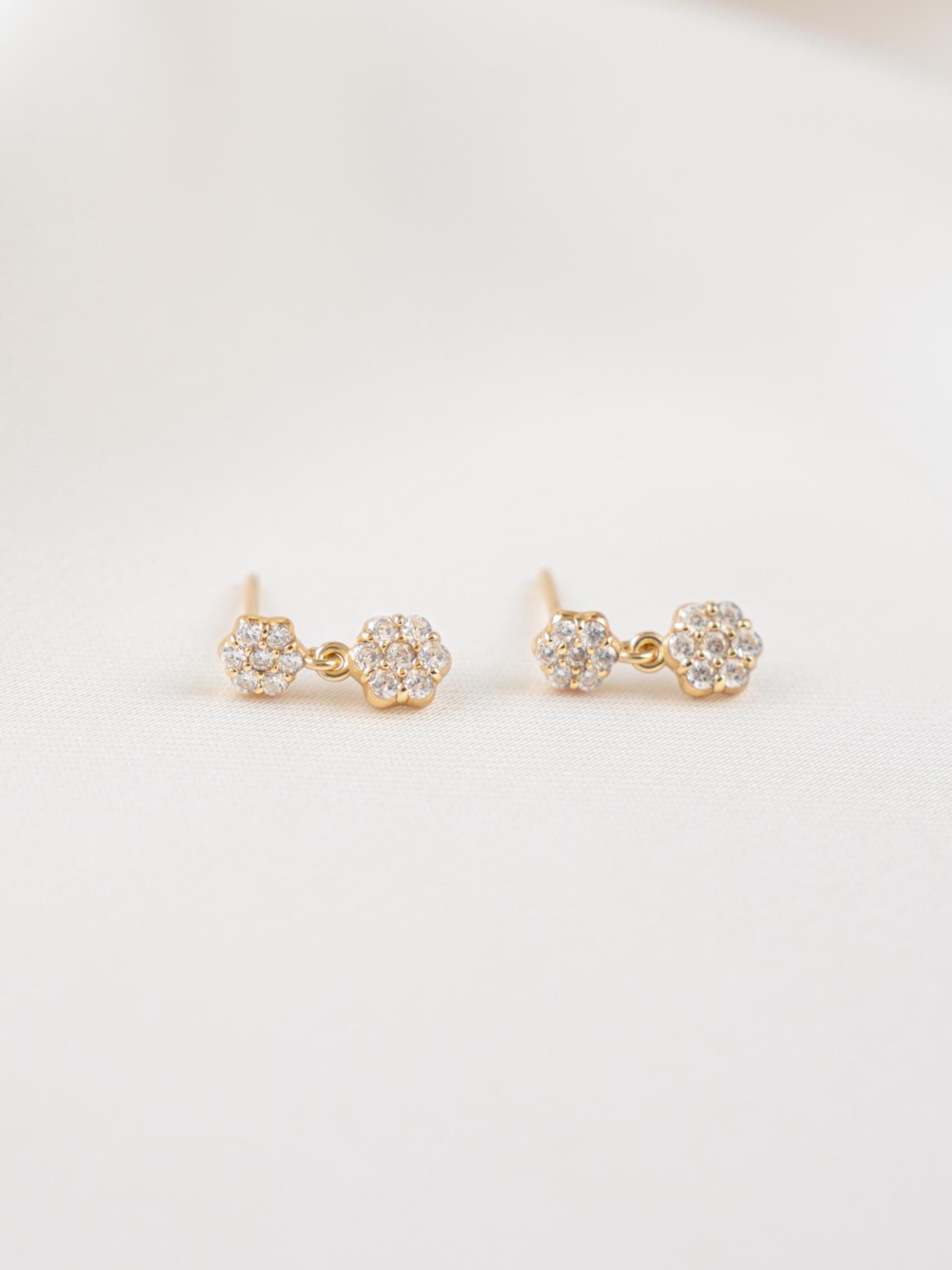 Floral Dangle Earrings, Stud Earrings, Flower Earrings, Drop Earrings, Charm Earrings, Dainty Earrings, Floral Earrings, Kids Earrings