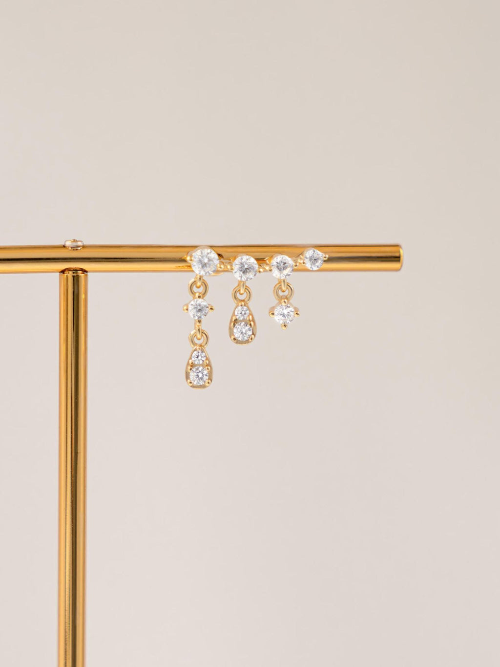 Ear Climber Earrings by Sami Jewels, Dangle Earrings, Dainty Earrings, Ear Crawler, Diamond Earrings, Bridal Jewelry, Trendy Earrings