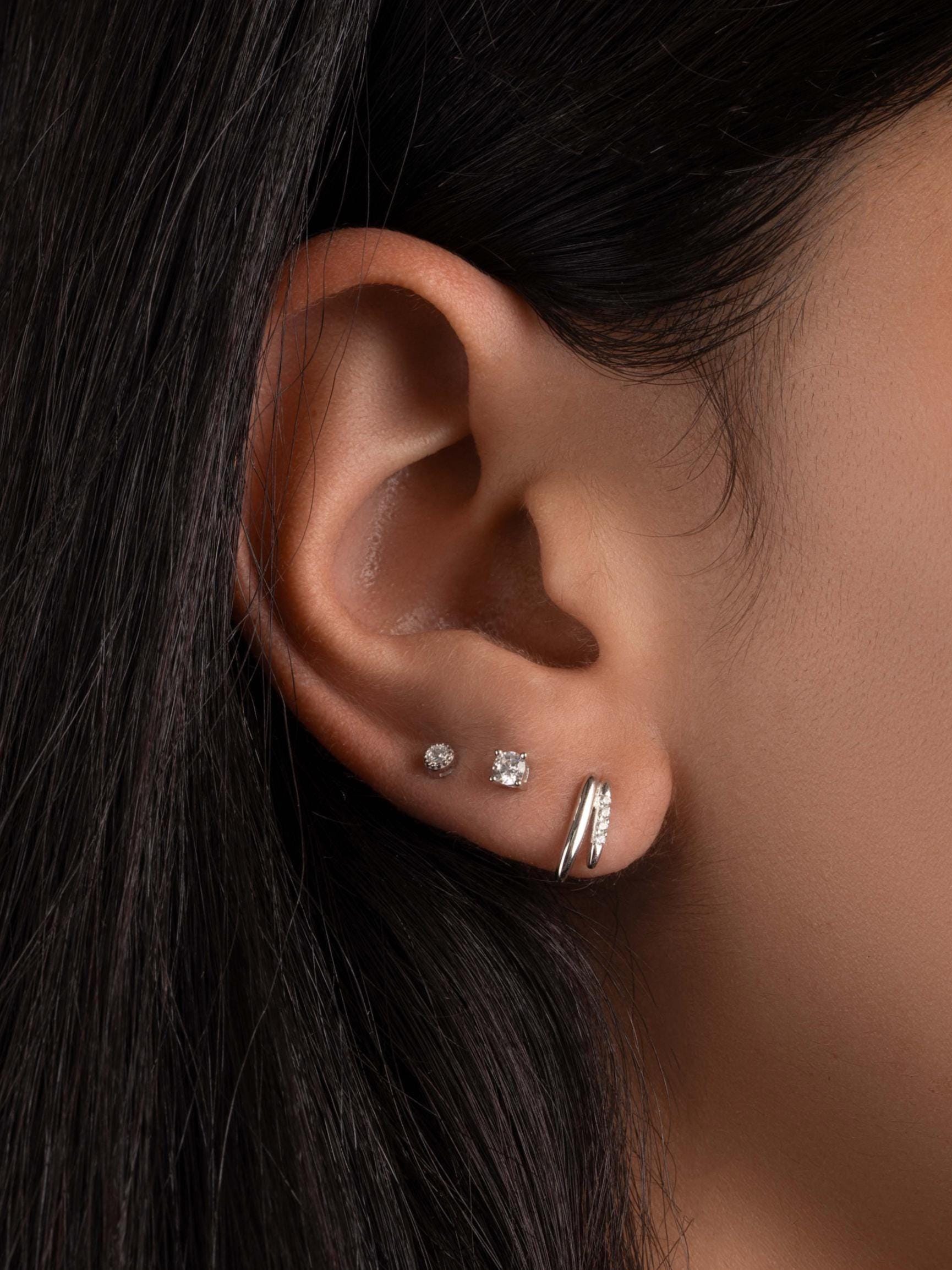 Dainty Stud Earrings by Sami Jewels, Small Stud Earrings, Minimalist Earrings, Tiny Earrings, Diamond Stud Earrings, Studs, Gift for Her