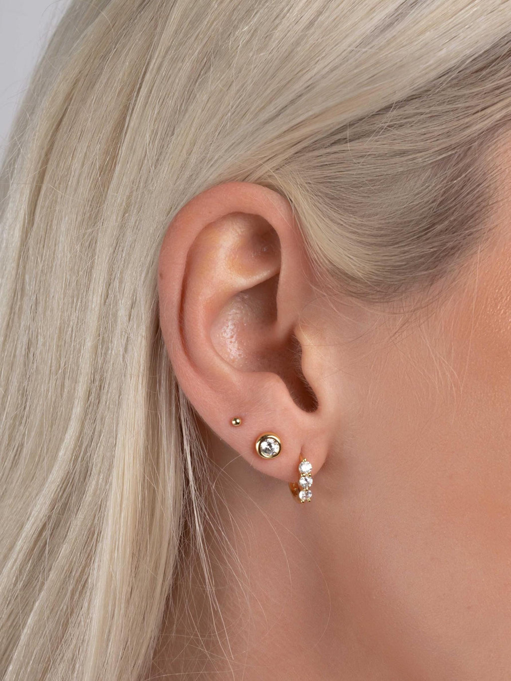 Bezel Studs by Sami Jewels, Diamond Earrings, Stud Earrings, Small Earrings, Dainty Earrings, Tiny Earrings, Bridal Jewelry, Gift for Her