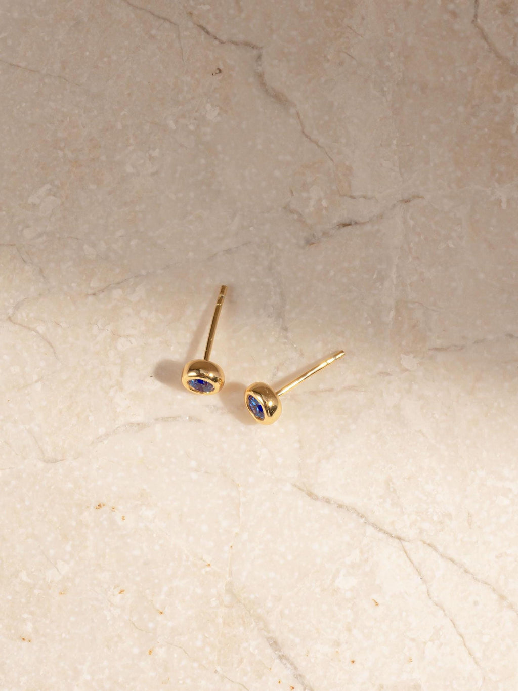 Aquamarine Diamond Bezel Stud Earrings, Aquamarine Earrings, Blue Earrings, Stud Earrings, Small Earrings, Dainty Studs, Bridal Jewelry