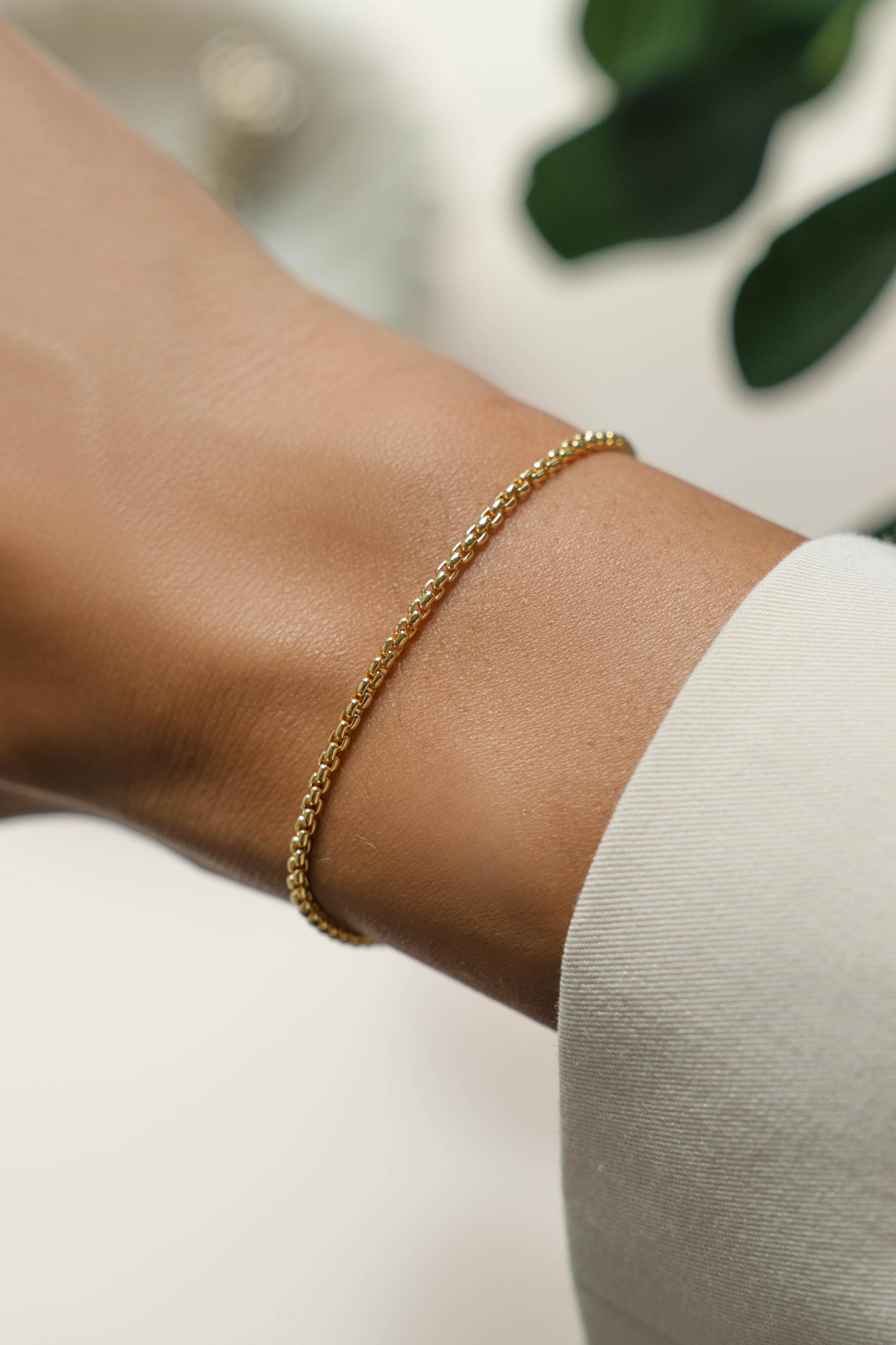 Dainty Bracelet, Thin Chain Bracelet, Adjustable Bracelet, Minimalist Jewelry, Gold Chain Bracelet, Friendship Bracelet, Stacking Bracelet