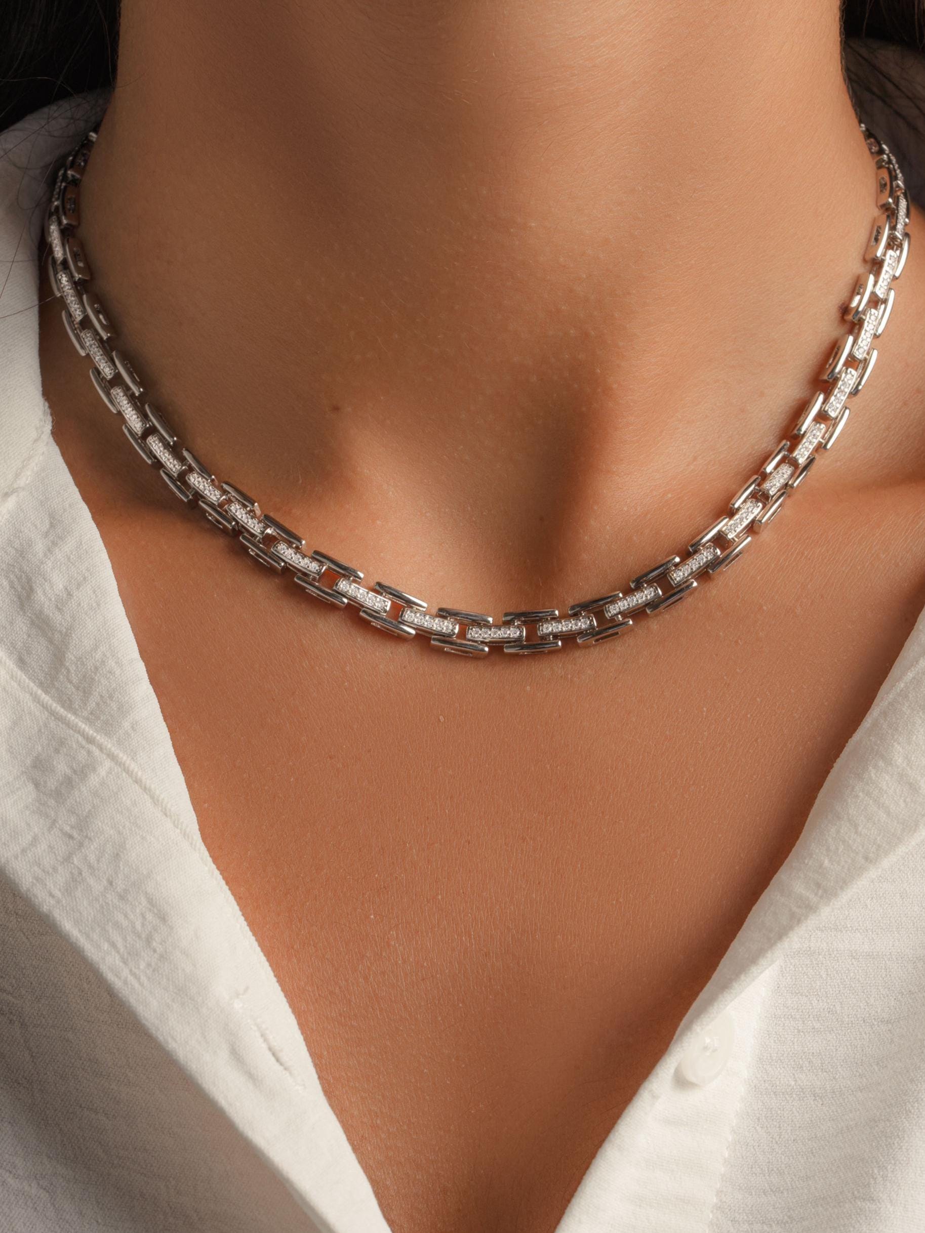 Collar Necklace by Sami Jewels, Choker Necklace, Statement Necklace, Chunky Necklace, Chain Necklace, Vintage Necklace, Statement Jewelry