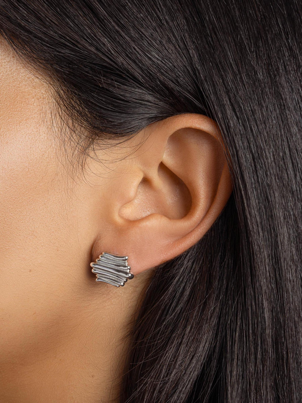 Gold or Silver Minimalist Earrings, Push Back Closure, Unique Earrings, Modern Earrings, Vintage Earrings, Statement Earrings