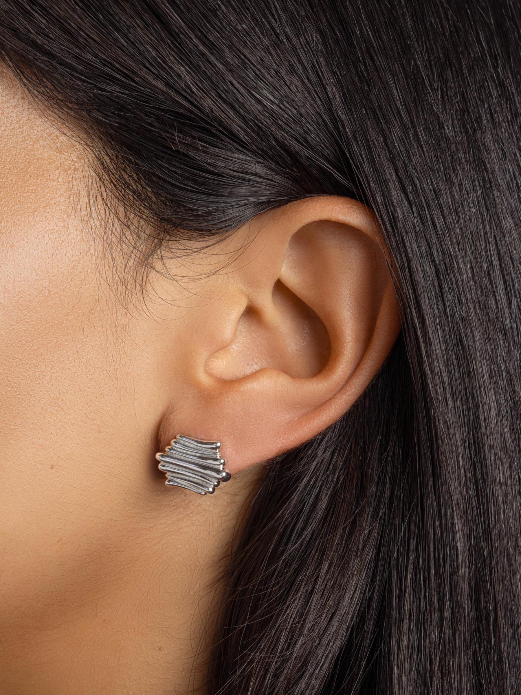 Gold or Silver Minimalist Earrings, Push Back Closure, Unique Earrings, Modern Earrings, Vintage Earrings, Statement Earrings