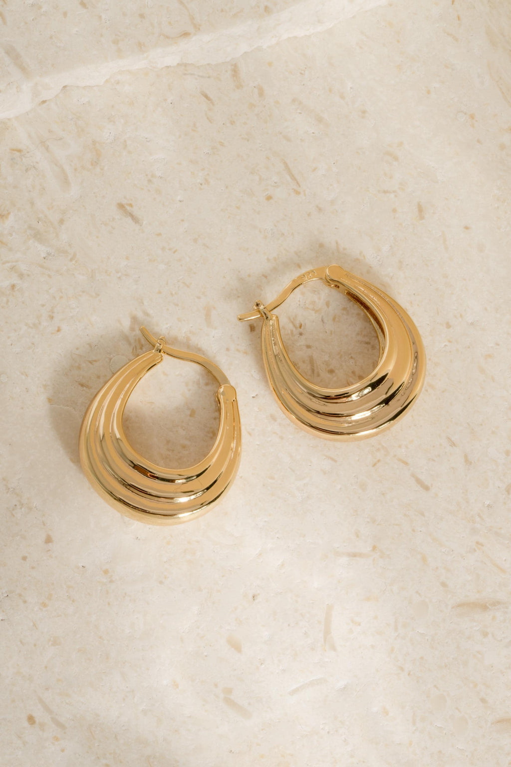 Lightweight Tiered Hoop Earrings by Sami Jewels, Thick Hoop Earrings, Statement Earrings, Chunky Hoops for Women